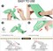 20W Mini Hot Glue Gun with 30 Glue Sticks Set, Fast Preheating 20W Hot Glue Gun Kit Heavy Duty Gluegun for Craft, DIY, Repairs (Green)